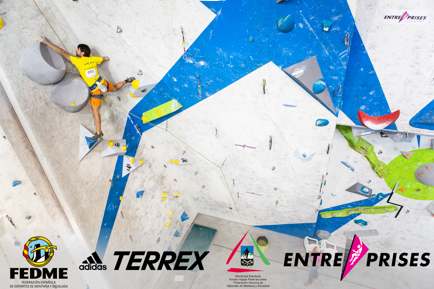 PABLO BLANCO CAMPEÓN DE ESPAÑA DE PARAESCALADA EN MODALIDAD AU2